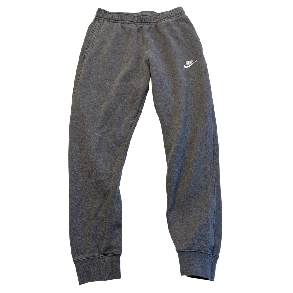 Nike Sportswear Club Fleece Joggers Womens Small Gray Sweatpants Athleisure